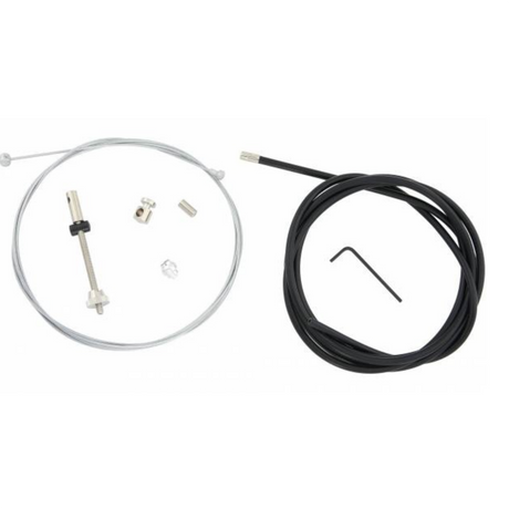 Kabel hamulca do tylnego hamulca bębna kompletne czarne