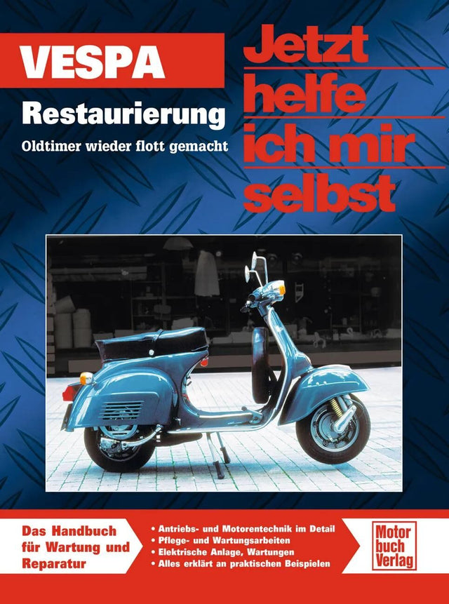 Motorbuch-verlag book motor und technik book vespa restaurator