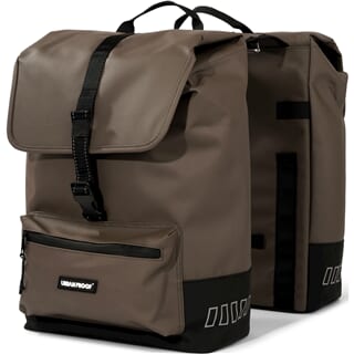 Torba miejska double cargo up recycle 38l brązowa