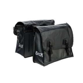 Tas dubbel beck classic zwart tarpauline 46l.
