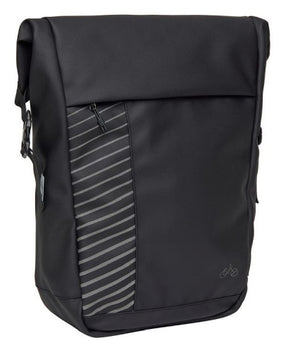 Gravel backpack zwart met laptopvak