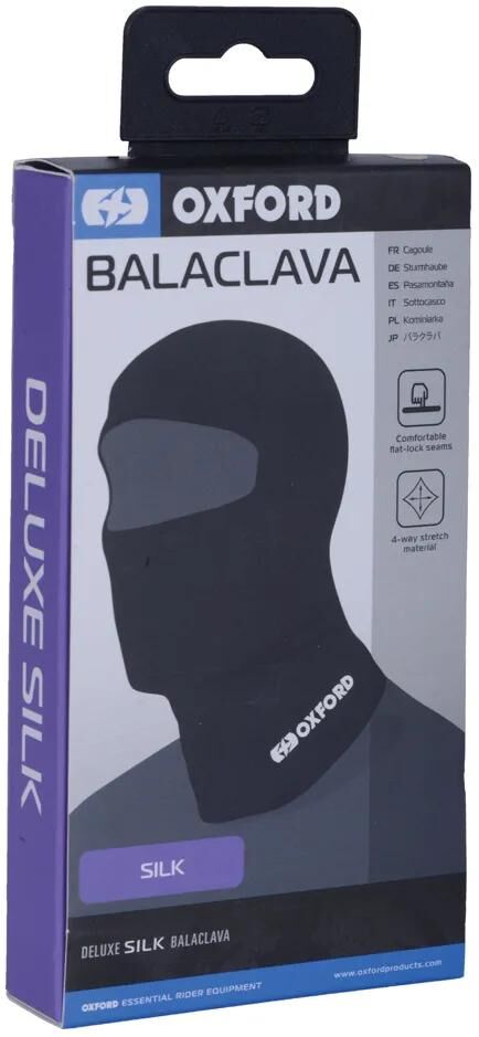 Kominiarka Oxford sztormowa deluxe, jedwabna czarna