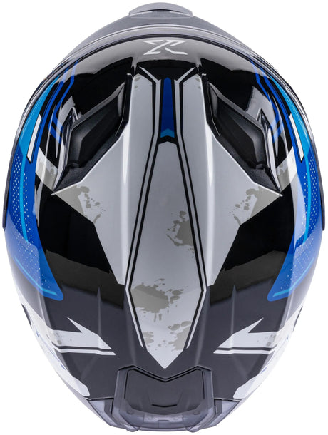 Kask pełnotwarzowy Spec-x sx-82.03 r1 stinger kask sx-82.03 r1 bl czarny biały xs pinread