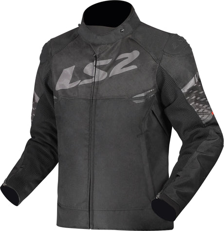Ls2 kurtka apex kurtka apex męska czarna ciemnoszara gr. l