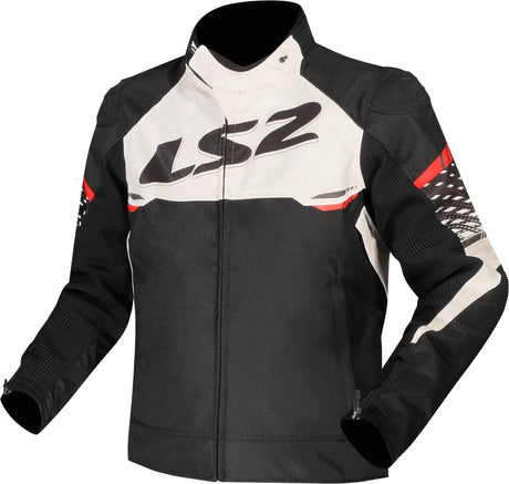 Ls2 kurtka apex kurtka apex męska czarna biała czerwona rozmiar XL