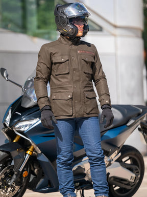 Ls2 Jacke Liberty Męska Kurtka Liberty Męska Brązowa Rozmiar L