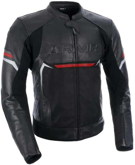 Armr lederjacke raiden 3.0 skórzana kurtka raide 3.0 ms czarno-czerwona gr.3xl
