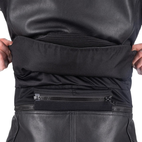Armr lederjacke raiden 3.0 skórzana kurtka raide 3.0 ms czarno-czerwona gr.3xl