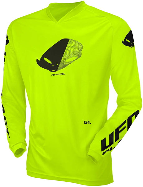 Ufo plastik jersey mx radialna koszulka dziecięca ufo rad neon żółty gr. xxx