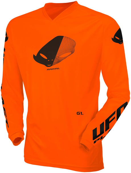 Ufo plastik jersey mx radialna koszulka dziecięca ufo rad neon pomarańczowy gr. xxx