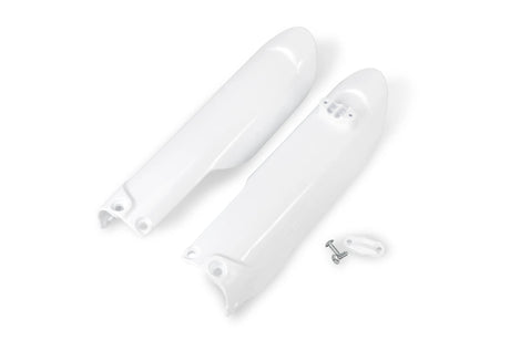 Ochraniacze widelca Ufo plastikowe gabelprotektor ufo husqvarna białe