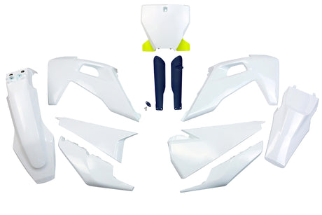 Zestaw wykończeniowy UFO Plast Verkleidungssatz UFO Husqvarna OEM WT Ye BL