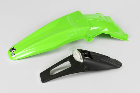 Błotnik tylny Ufo plast kotflügelsatz ufo kawasaki led zielony