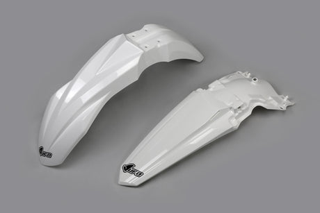 Zestaw błotników Ufo plast kotflügelsatz ufo kawasaki biały