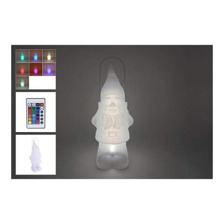 Latarnia LED gnome solar m rc 7 kolorów biała plastikowa 21,5x20x50cm