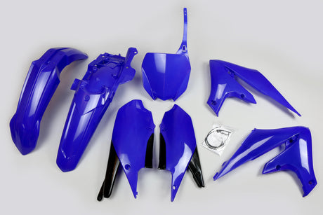 Zestaw wykończeniowy z tworzywa sztucznego UFO Verkleidungssatz UFO Yamaha OEM Niebieski Czarny