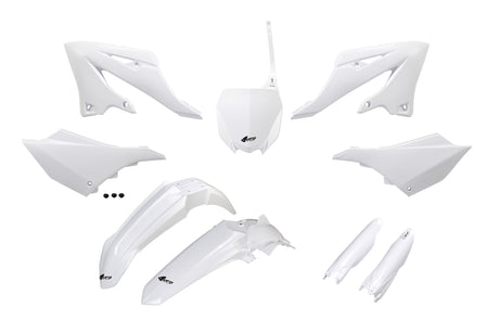 Zestaw plastikowych nakładek lakierniczych Ufo UFO Yamaha w kolorze białym