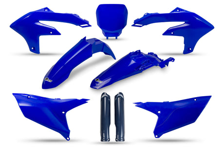 Zestaw wykończeniowy z tworzywa sztucznego UFO Verkleidungssatz UFO Yamaha OEM Niebieski