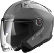 Kask Ls2 jet of603 infinity ii solidny kask infinity ii szary gr. XXL
