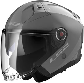 Kask Ls2 jet of603 infinity ii solidny kask infinity ii szary gr. XXL