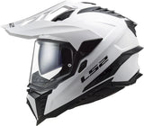 Kask enduro Ls2 mx701 explorer solidny kask explorer biały gr. s