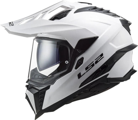 Kask enduro Ls2 mx701 explorer solidny kask explorer biały gr. XXL
