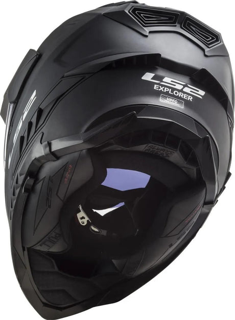 Kask enduro Ls2 mx701 explorer solidny kask explorer czarny mat gr. XXL