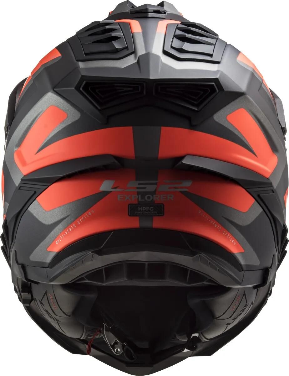 Kask enduro Ls2 mx701 explorer alter kask explorer age bw neon pomarańczowy matowy gr.l