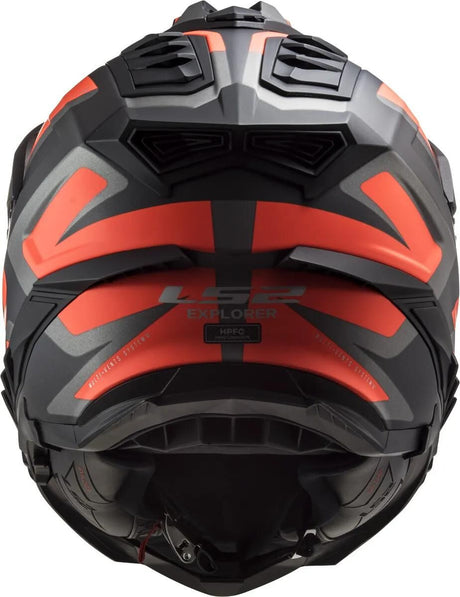 Kask enduro Ls2 mx701 explorer alter kask explorer age bw neon pomarańczowy matowy gr.l
