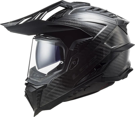 Kask enduro Ls2 mx701 explorer carbon solid kask explorer carbo czarny gr. xs