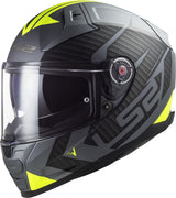 Kask integralny Ls2 ff811 Vector II Splitter kask ff811 vect. ii sp. XXL cyc. żółty