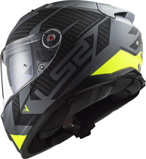 Kask integralny Ls2 ff811 Vector II Splitter kask ff811 vect. ii sp. XXL cyc. żółty
