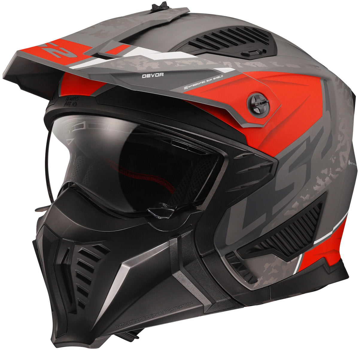 Kask modułowy Ls2 of606 drifter devor kask of606 drtifer devor l sil. Tytan. wyd
