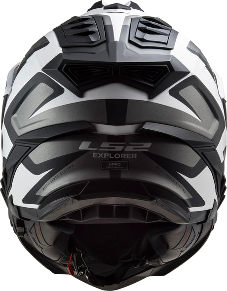 Kask enduro Ls2 mx701 explorer alter kask explorer wiek bw biały matowy gr. xs