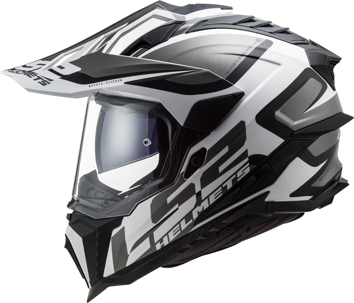 Kask enduro Ls2 mx701 explorer alter kask explorer wiek bw biały matowy gr. XL