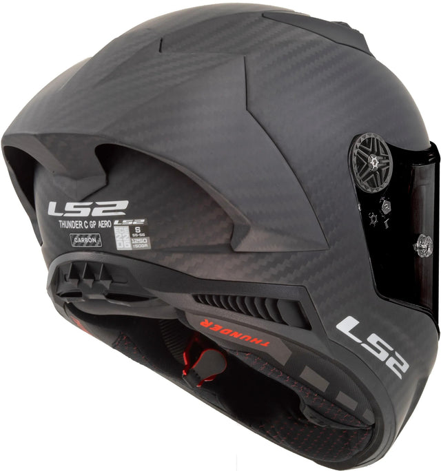Kask integralny Ls2 ff805 Thunder carbon gp aero kask Thunder gp aer czarny matowy gr. l