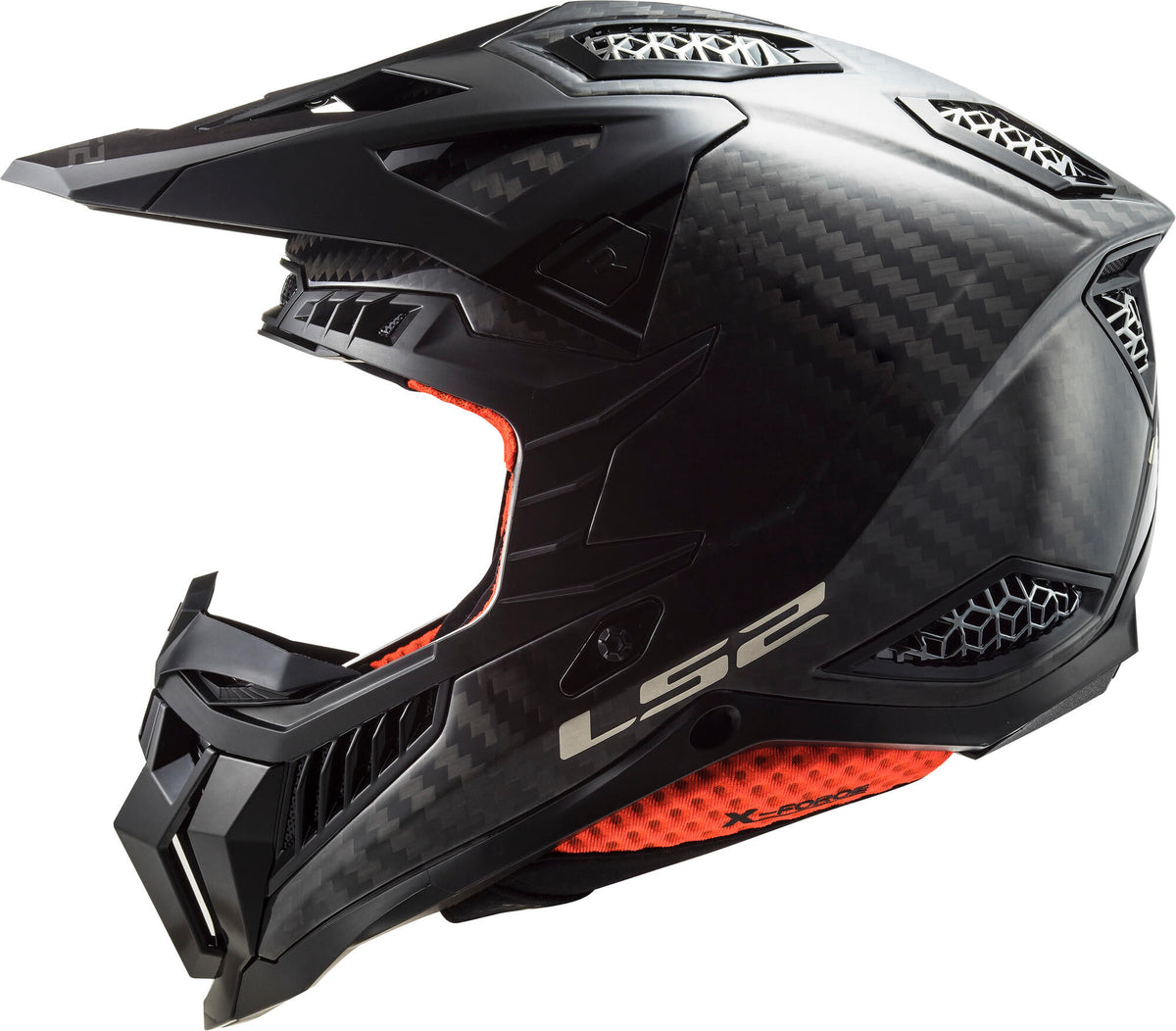 Kask motocrossowy Ls2 mx703 x-force solid kask mx703 x-force solid s carbon