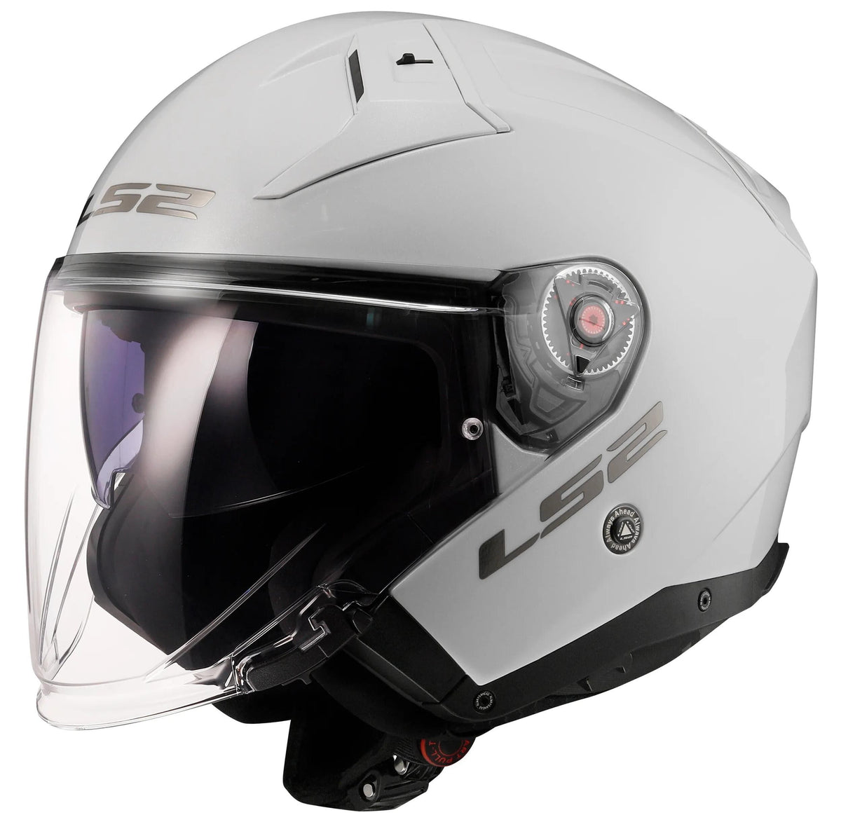 Kask Ls2 jet of603 infinity ii solidny kask infinity ii biały gr. l