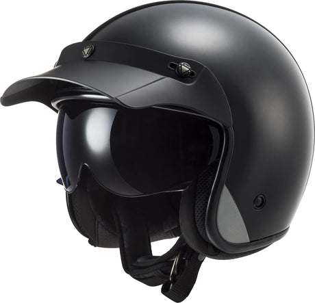 Kask Ls2 jet of601 bob ii solidny kask of601 bob ii czarny mat gr. s