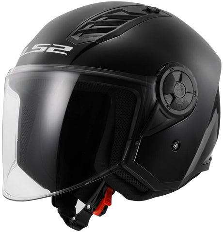 Kask Ls2 jet of616 airflow ii solidny kask airflow ii of6 solid black gr. s