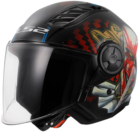 Ls2 kask jet of616 airflow ii happy Dreams kask airflow ii of6 happy Dreams gr. l