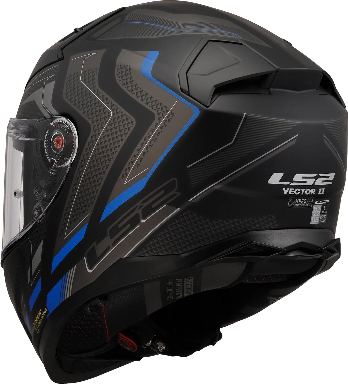 Kask integralny Ls2 ff811 wektor ii kask alizer ff811 wektor i alizer m. sw bl gr. m