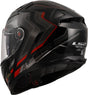 Kask integralny Ls2 ff811 wektor ii kask alizer ff811 wektor i alizer czarny czerwony gr. l