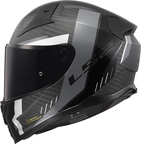 Kask integralny Ls2 ff811 wektor ii kask z siatką węglową ff811 wektor i c siatka m. sw gr gr. m