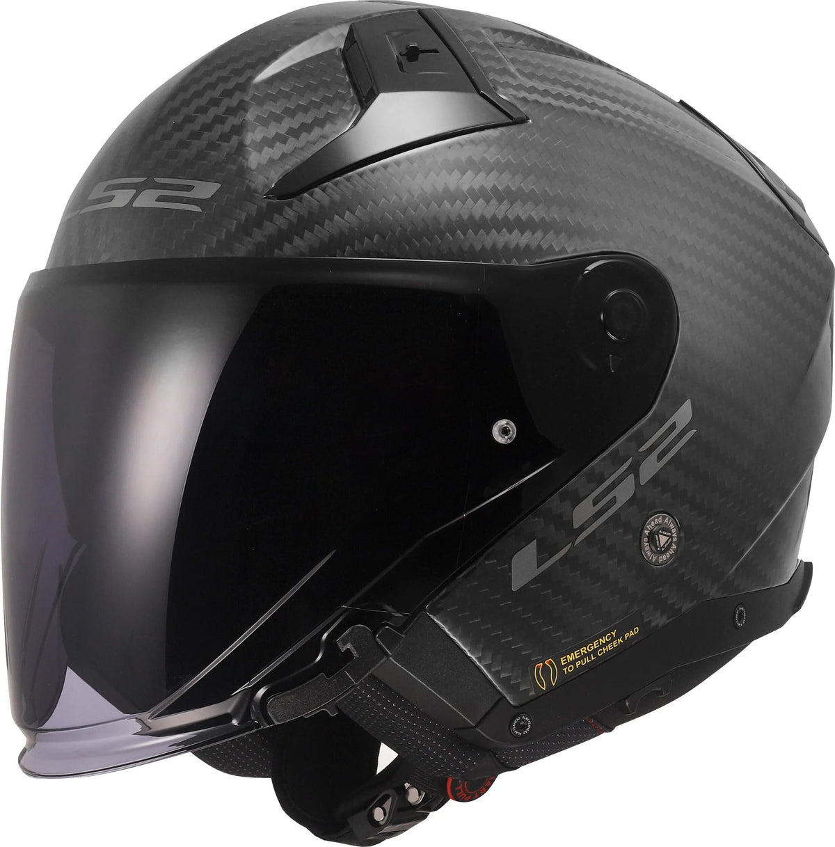Kask Ls2 jet of603 infinity ii carbon solid kask of603 infinity ii mat carbon gr. XL