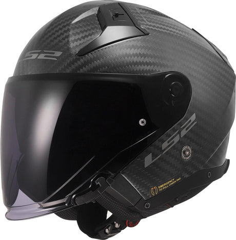 Kask Ls2 jet of603 infinity ii carbon solid kask of603 infinity ii mat carbon gr. XL