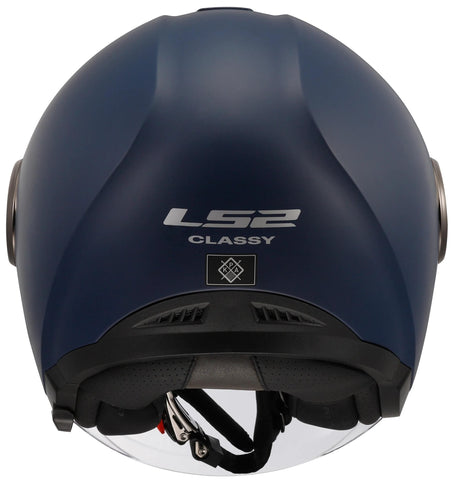 Kask Ls2 jet of620 classy solid kask of620 classy solid granatowy gr. l