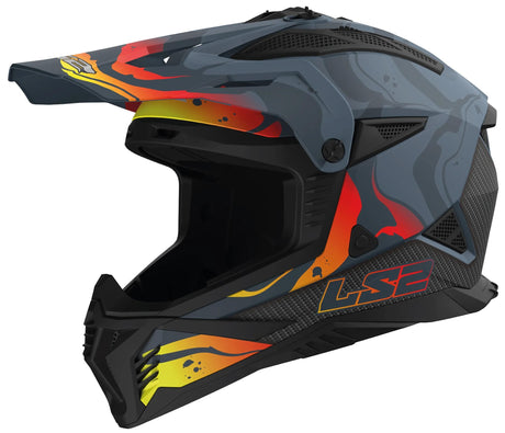 Kask motocrossowy Ls2 mx708 fast ii wash kask mx708 fast ii wash m. gr gr. m