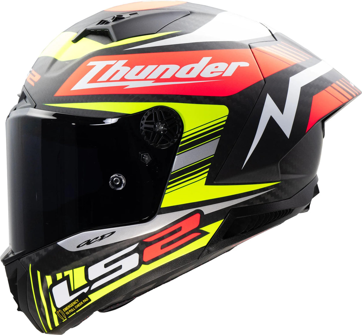 Ls2 kask integralny ff805 Thunder carbon gp aero replika czarny kask ff805 Thunder gp aero replika sw rozmiar x