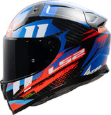 Kask integralny Ls2 ff811 Vector ii Carbon Tantic. kask ff811 wektor ii tantic m niebieski czerwony